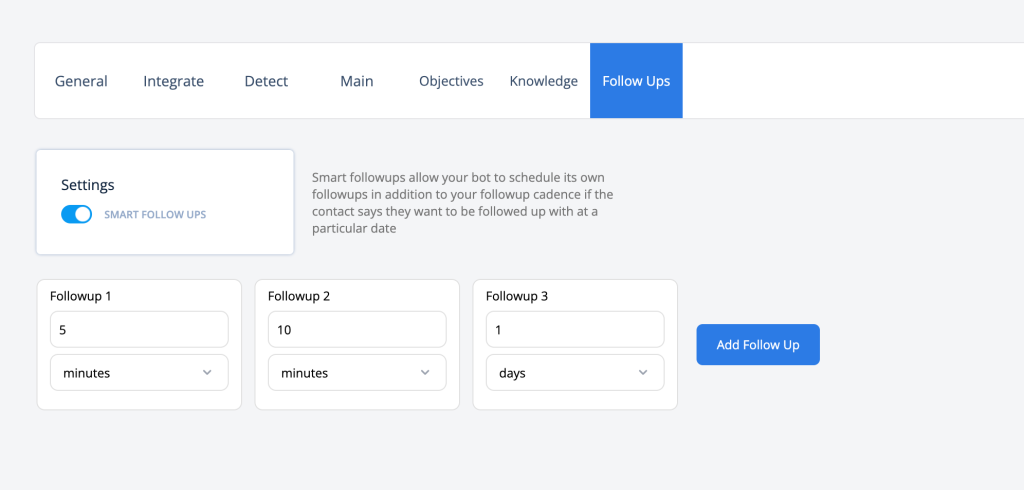 smart ai followups